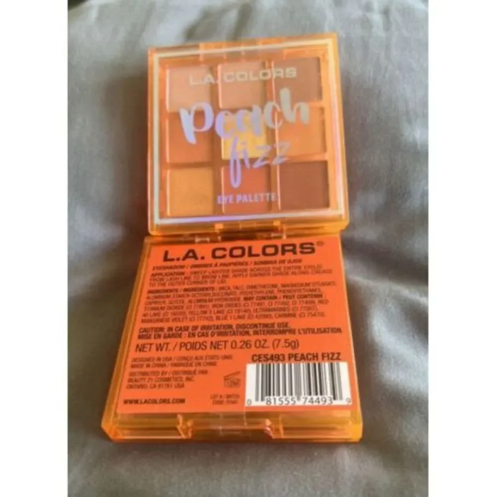 L.A. Colors New Peach Fizz Eye Palette‎